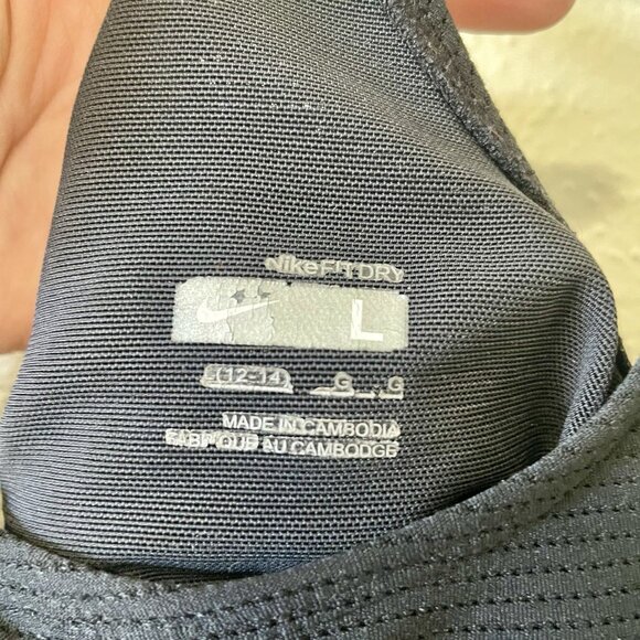 Nike Tank Top Women’s large Racerback Dri Fit Built in Bra Athletic Gym Workout - Picture 5 of 8